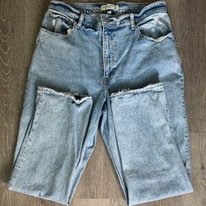 Abercrombie & Fitch 90s Straight Ultra High Rise Size 32